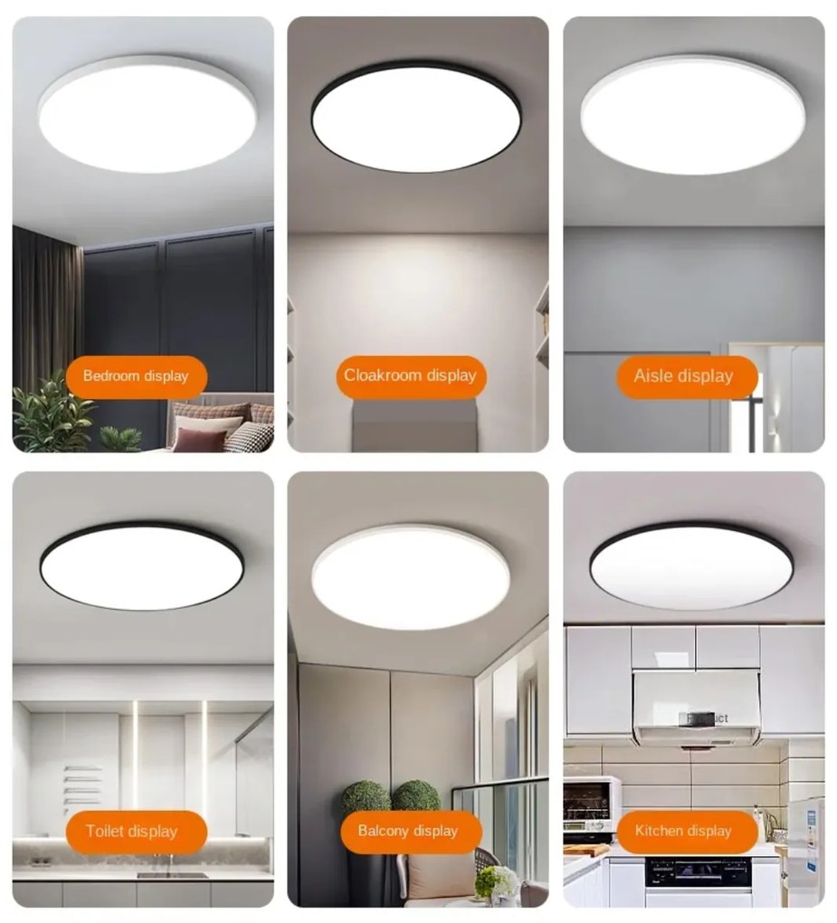 SE LED 36 RONDO GOLD CEILING 36W 3CCT  3 YEARS WARRANTY