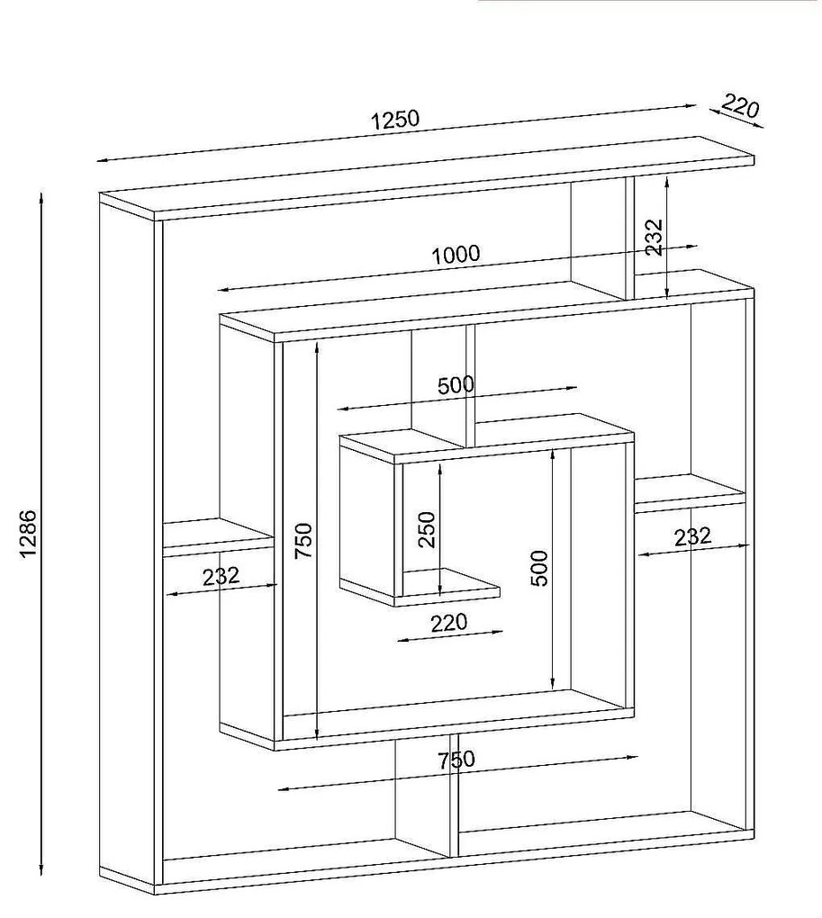 ΒΙΒΛΙΟΘΗΚΗ ARTELIBRE ITHAKI REBAP ΜΟΡΙΟΣΑΝΙΔΑ/ΜΕΛΑΜΙΝΗ 125X22X130CM