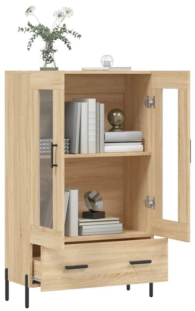 vidaXL Ντουλάπα Sonoma Δρυς 69,5 x 31 x 115 εκ. από Επεξεργασμένο Ξύλο