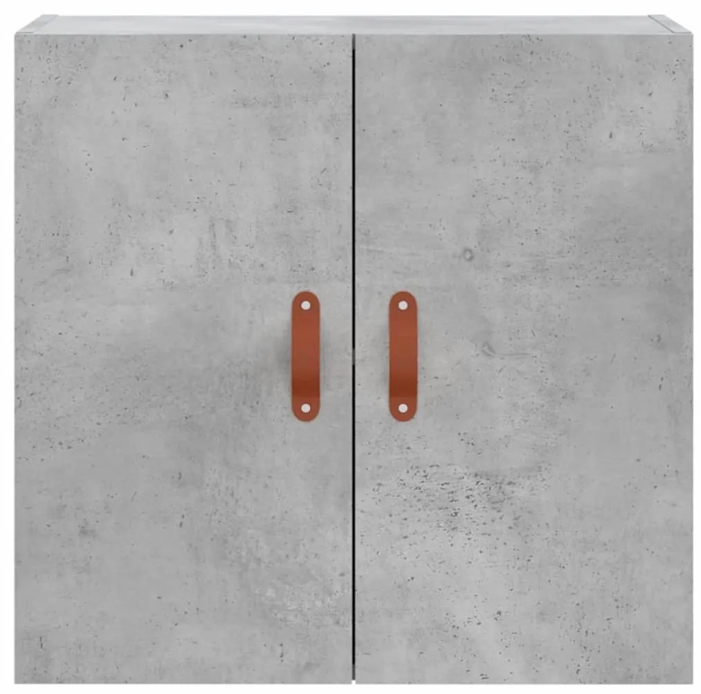 vidaXL Ντουλάπι Τοίχου Γκρι Σκυρ. 60x31x60 εκ. Επεξεργασμένο Ξύλο