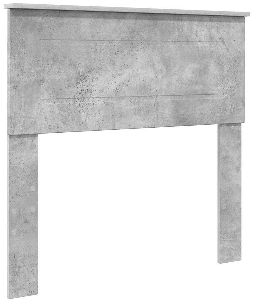 vidaXL Σκελετός Κρεβατιού Γκρι Μπετόν 100 x 200 cm Επεξεργασμένο ξύλο