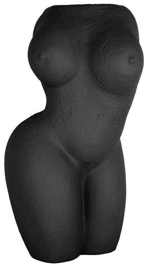 Βάζο Lady PT3743BK 19x20x33,5cm Black Present Time Polyresin