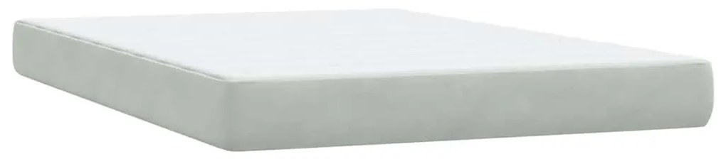 ΚΡΕΒΑΤΙ BOXSPRING ΜΕ ΣΤΡΩΜΑ ΑΝΟΙΧΤΟ ΓΚΡΙ 140X220 ΕΚ. ΒΕΛΟΥΔΙΝΟ 3316929