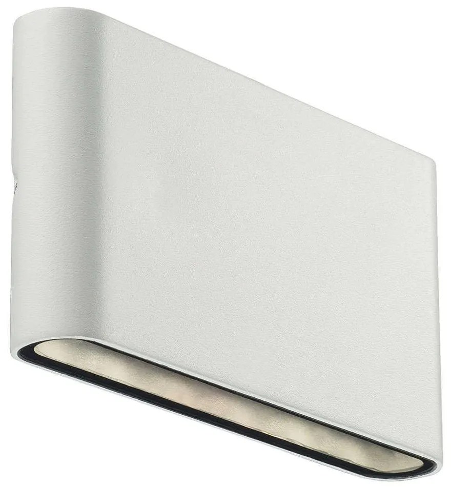 Φωτιστικό Τοίχου Kinver 84181001 17,5x9cm Led 400Lm 2x6W 3000K IP54 White Nordlux Metal