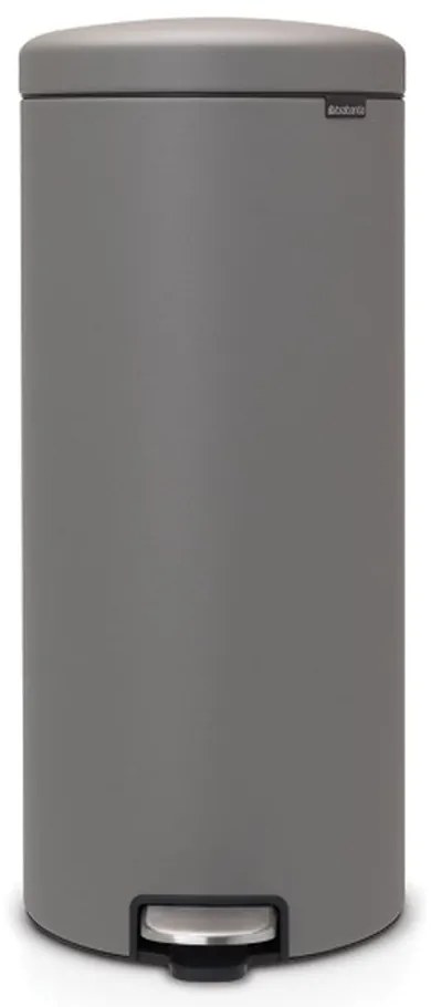 Brabantia 1001092 Κάδος με πεντάλ 30L, Mineral Concrete Grey