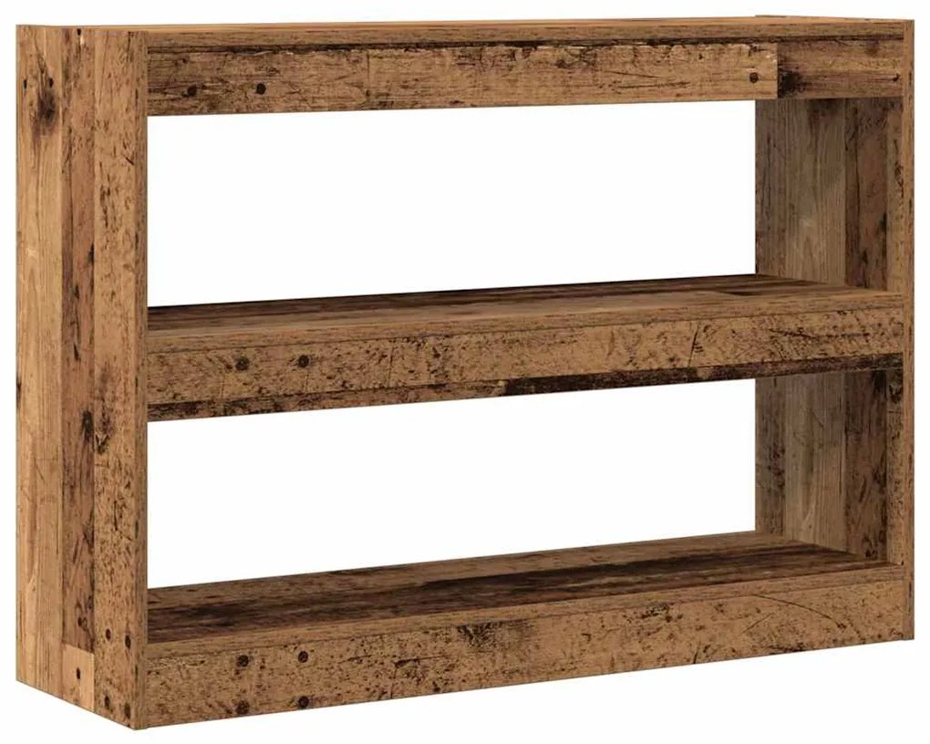vidaXL Βιβλιοθήκη Παλαιό ξύλο 100 x 30 x 72 εκ Επεξεργασμένο ξύλο