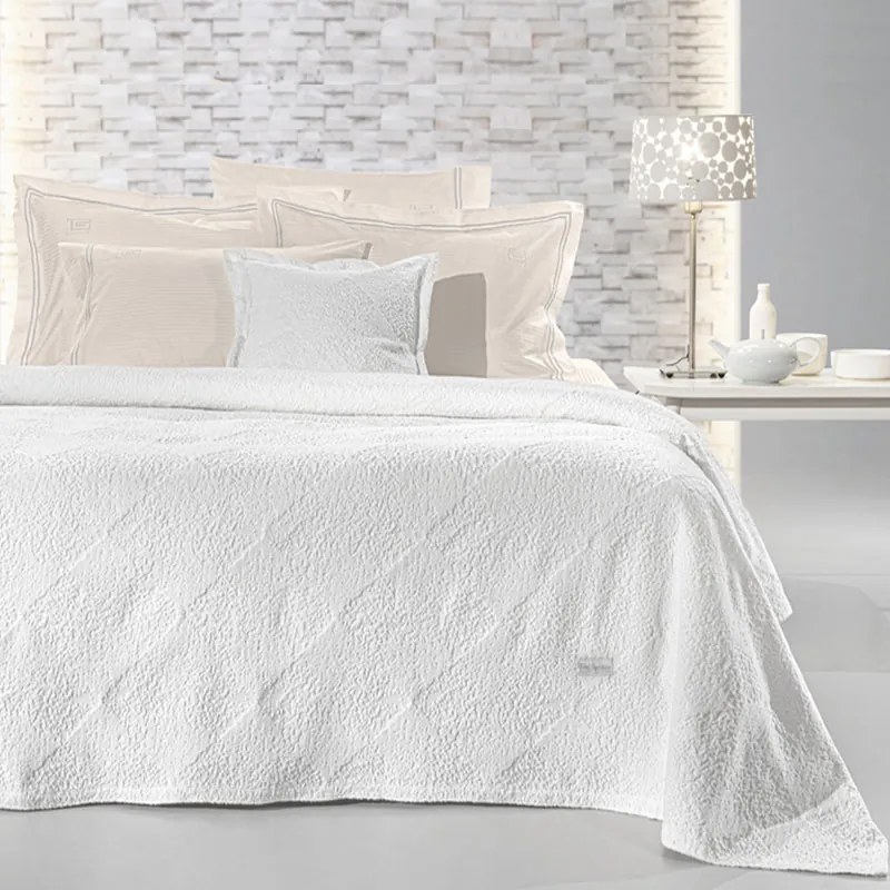 Κουβερτόριο Υπέρδιπλο (260x250) Guy Laroche Portobello White
