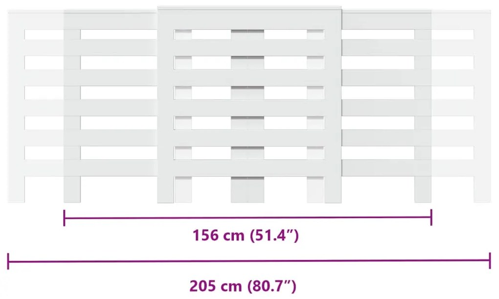 ΚΑΛΥΜΜΑ ΚΑΛΟΡΙΦΕΡ ΛΕΥΚΟ 205X21,5X83,5ΕΚ. ΑΠΟ ΕΠΕΞΕΡΓΑΣΜΕΝΟ ΞΥΛΟ 852717