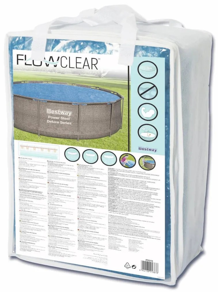 BESTWAY ΚΑΛΥΜΜΑ ΠΙΣΙΝΑΣ ΗΛΙΑΚΟ FLOWCLEAR 356 ΕΚ. 92088