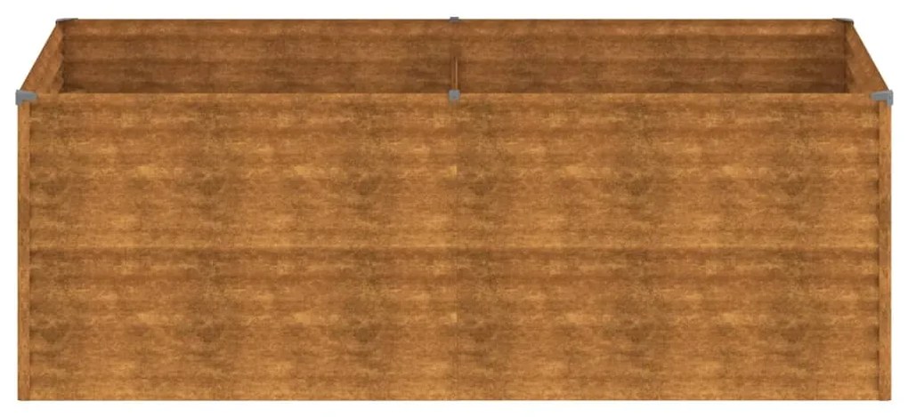 vidaXL Ζαρντινιέρα 196 x 100 x 69 εκ. από Ατσάλι Σκληρυθέν στον Αέρα
