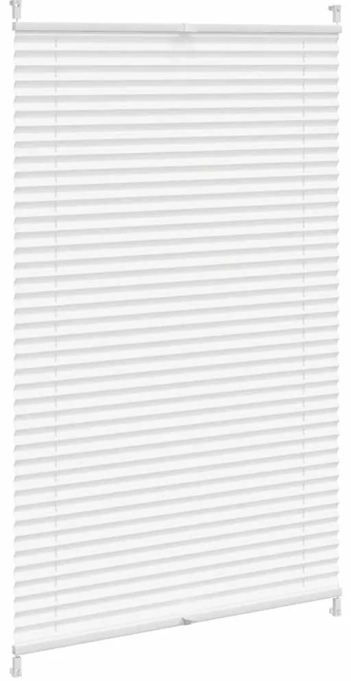 vidaXL Πλισέ στόρι σκίασης 80x125cm Λευκό