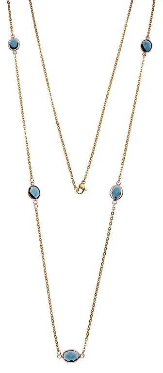 Κολιέ Senza Steel Gold Plated