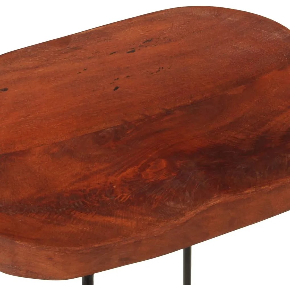 vidaXL Σκαμπό Μπαρ Gavin 2 τεμ. 45 x 38 x 53 εκ. από Μασίφ Ξύλο Μάνγκο