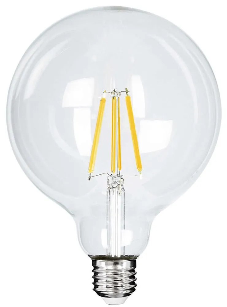 Λαμπτήρας Led Long Filament 99085 Φ12,5x13,8cm G125 E27 4W 840lm 2700K Clear GloboStar 4W