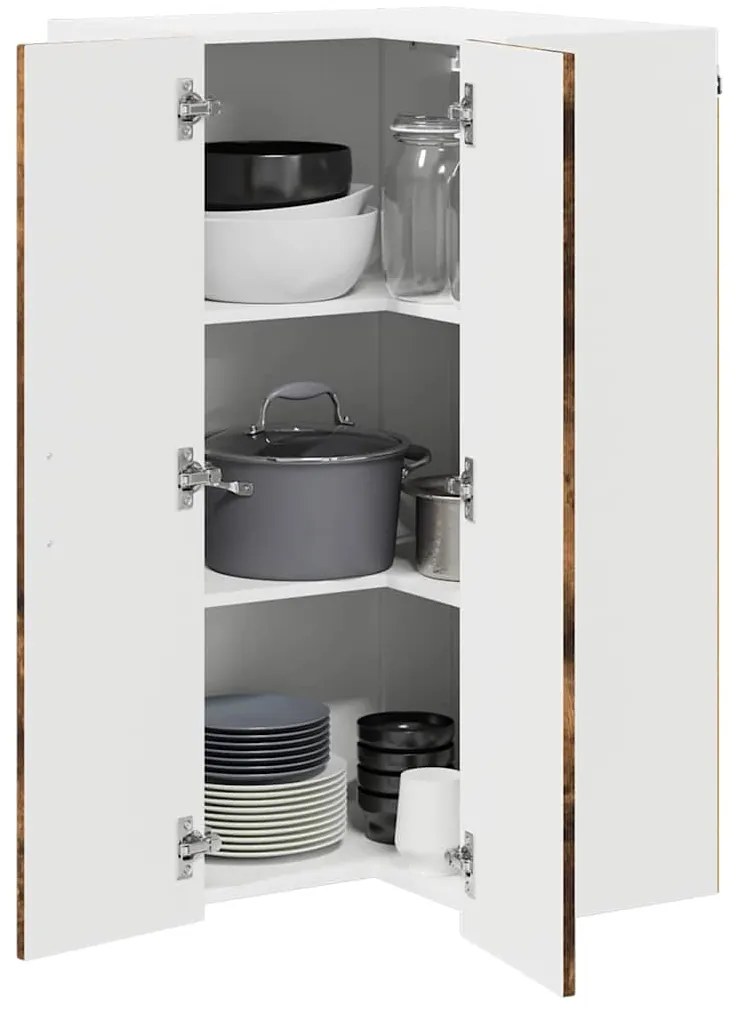 vidaXL Ντουλάπα Κουζίνας Kalmar Καπνιστό Δρύς 57 x 57 x 100 εκ.