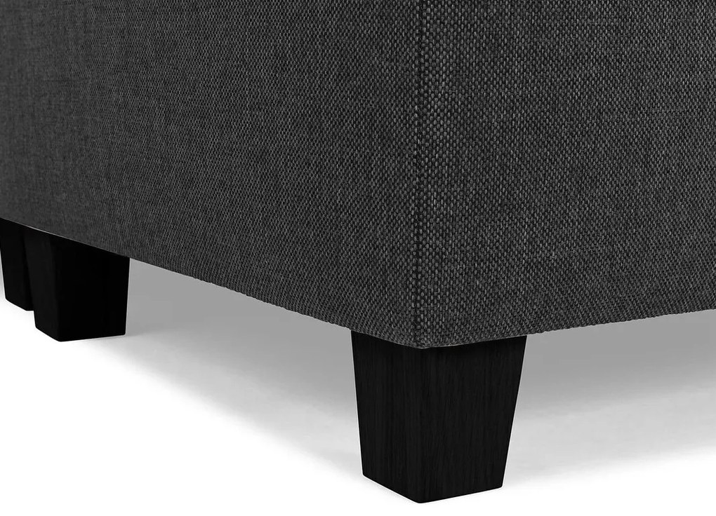 Γωνιακός Καναπές Scandinavian Choice C156, Μαύρο, 284x223x80cm