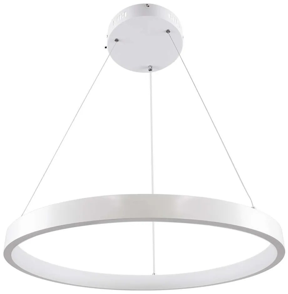 Φωτιστικό Οροφής Nemesis 61159 Led 45W Φ60cm White GloboStar Μέταλλο