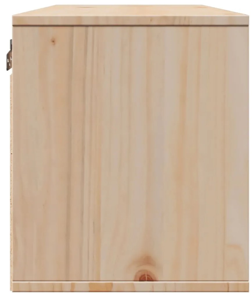 vidaXL Ντουλάπι Τοίχου 80 x 30 x 35 εκ. από Μασίφ Ξύλο Πεύκου