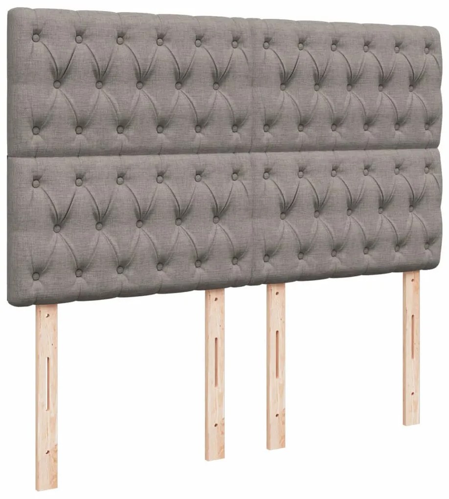 ΚΡΕΒΑΤΙ BOXSPRING ΜΕ ΣΤΡΩΜΑ TAUPE 140X200 ΕΚ. ΥΦΑΣΜΑΤΙΝΟ 3290522