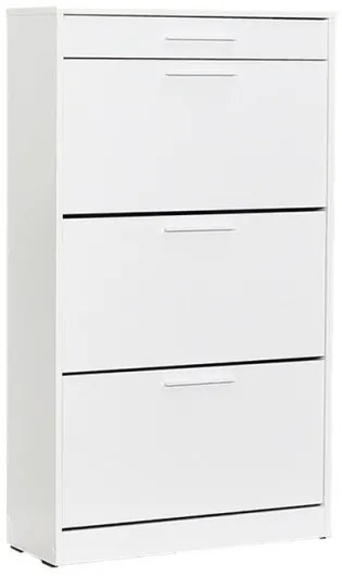 Παπουτσοθήκη μελαμίνης Flat Megapap 18 ζεύγων σε λευκό 75x29x128εκ. GP009-0079-GP009-0079-Λευκό GP009-0079
