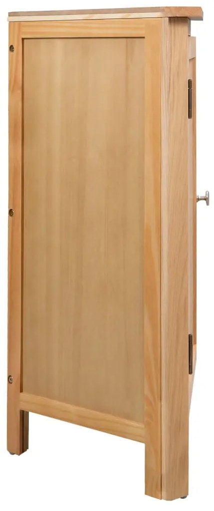 Ντουλάπι Γωνιακό 59 x 45 x 80 εκ. από Μασίφ Ξύλο Δρυός 247040