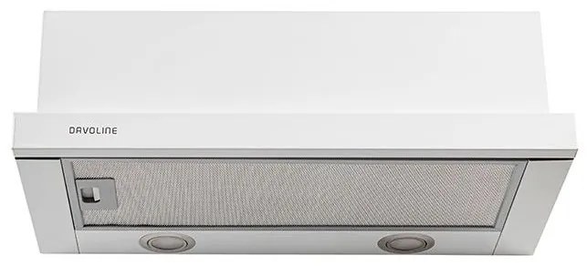 Davoline Omega Plus 60 Συρόμενος Απορροφητήρας 60cm Λευκός
