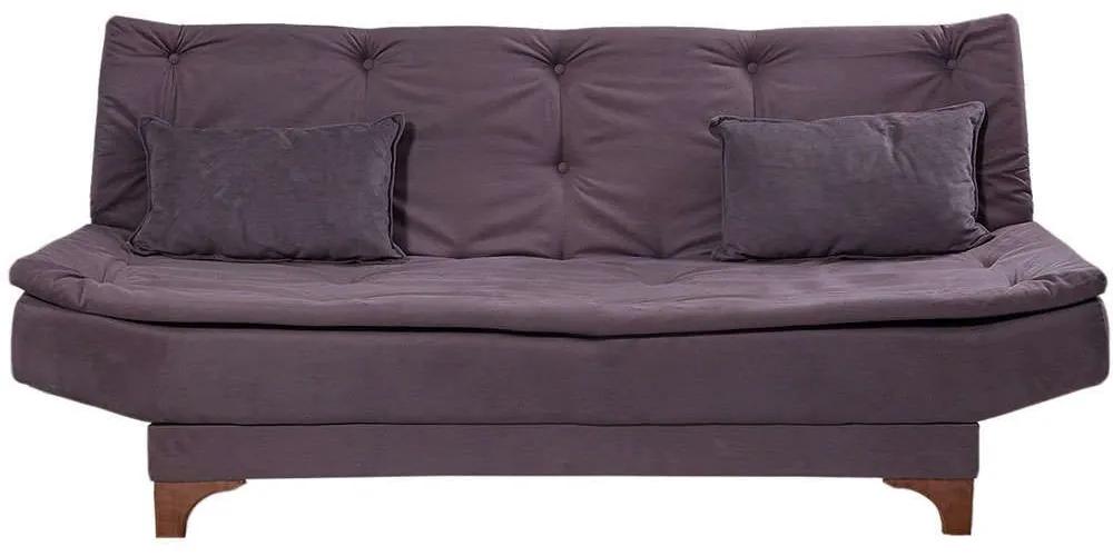 Καναπές - Κρεβάτι Τριθέσιος Kelebek 867UNQ1339 190x85x90cm Anthracite