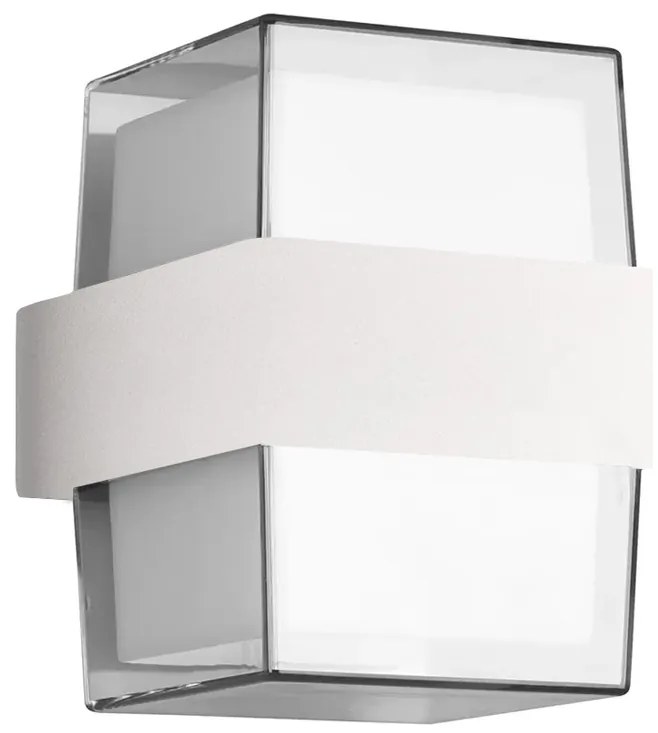POWERTECH LED φωτιστικό τοίχου HLL-0158, 14W, 4000K, 1120lm, IP65, λευκό