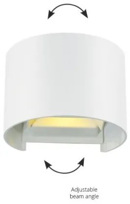 Απλίκα LED Greg μεταλλικό Viokef 4188700 Λευκό