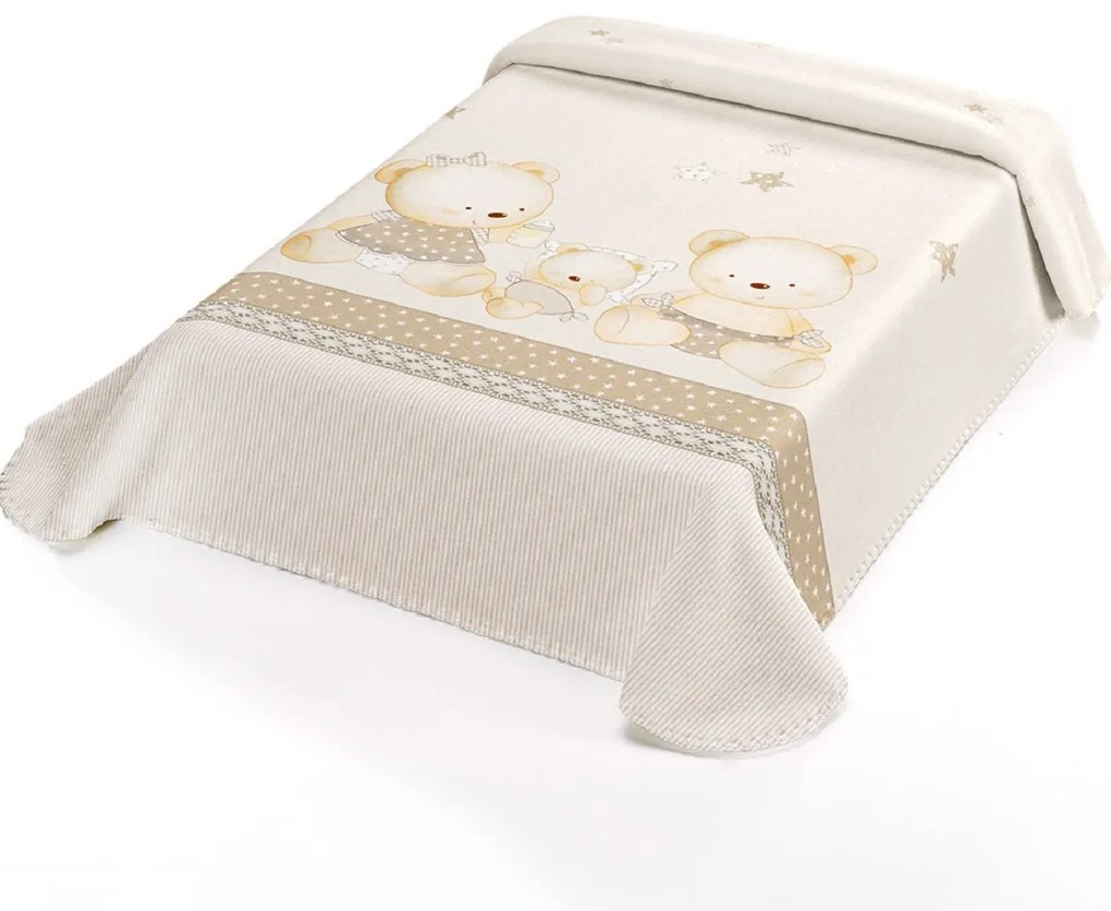 ΚΟΥΒΕΡΤΑ ΙΣΠΑΝΙΑΣ ΚΟΥΝΙΑΣ 110X140 BELPLA STER 663 BEIGE