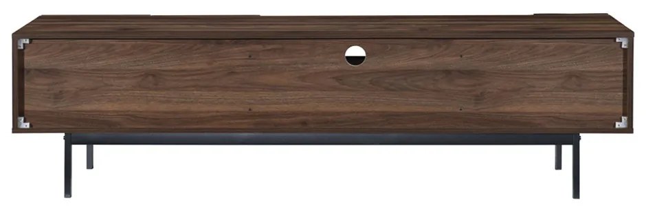 GROOVES TV STAND 2ΠΟΡΤΕΣ 2ΣΥΡΤΑΡΙΑ WOTAN OAK ΓΚΡΙ 180x41,5xH50cm - Μέταλλο - 05-0668