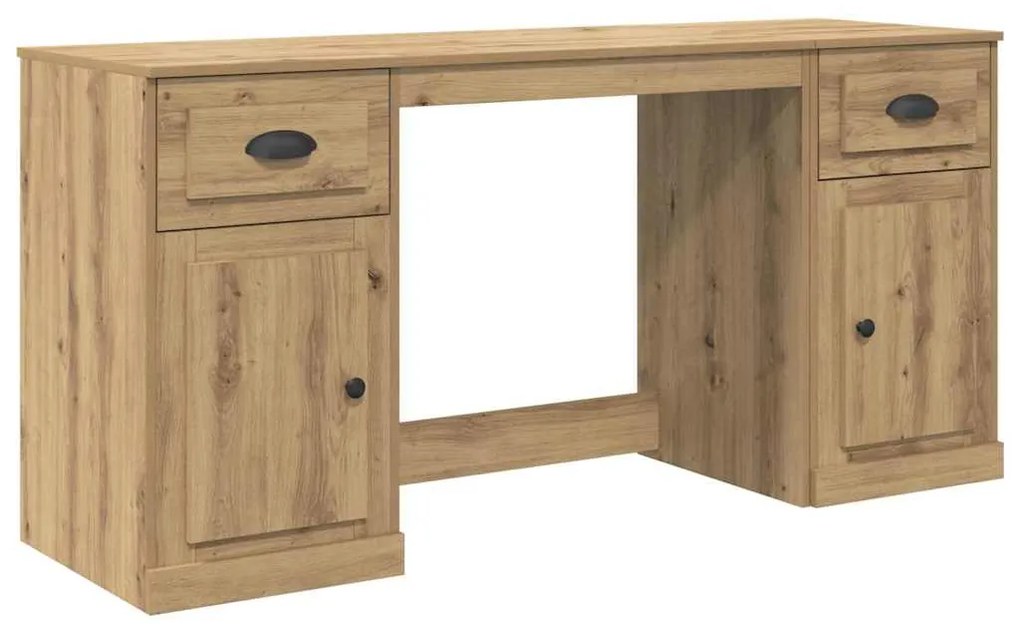 vidaXL Γραφείο με Ντουλάπι με συρτάρι Artisan Oak 154,5 x 50 x 75 εκ