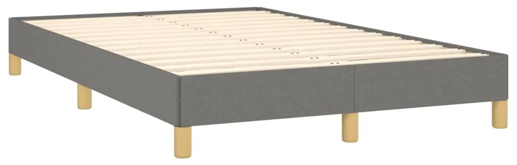 ΚΡΕΒΑΤΙ BOXSPRING ΜΕ ΣΤΡΩΜΑ ΣΚΟΥΡΟ ΓΚΡΙ 120X190 ΕΚ ΥΦΑΣΜΑΤΙΝΟ 3269773