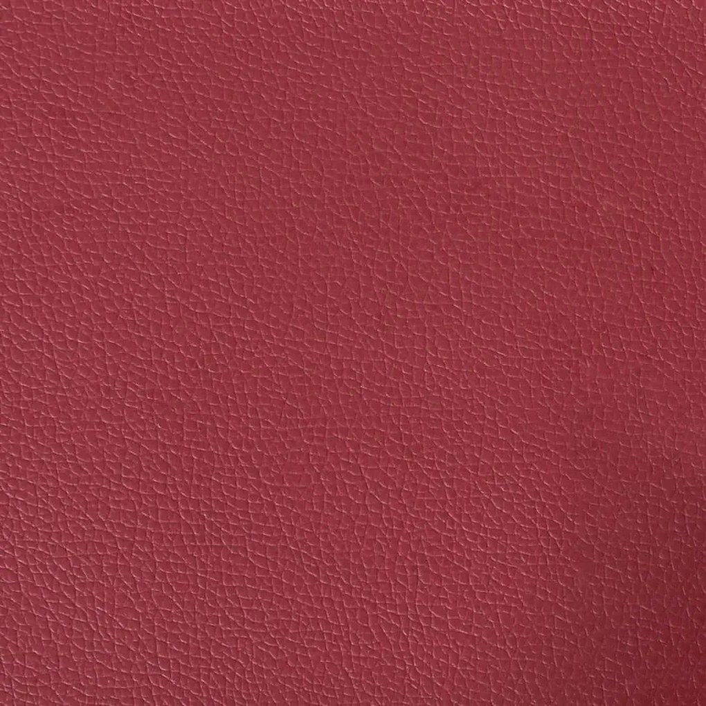 Πολυθρόνα Σαλονιού Μπορντό 60 εκ. Συνθετικό δέρμα - Κόκκινο