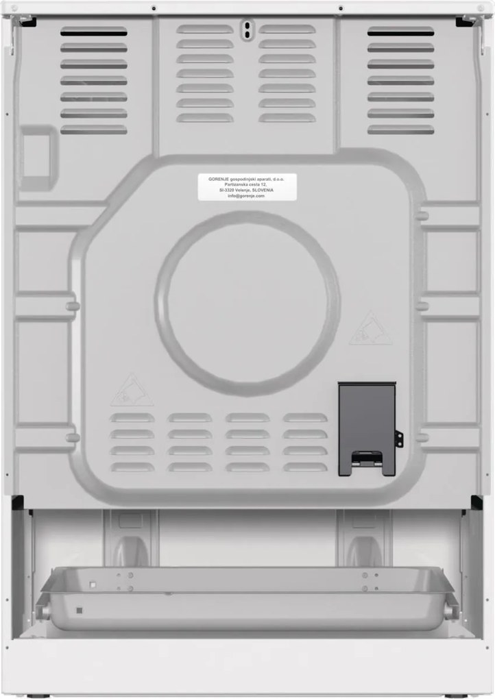 Ηλεκτρική Κεραμική κουζίνα Gorenje Λευκή GEC6A41WC 60x60x85 εκ.