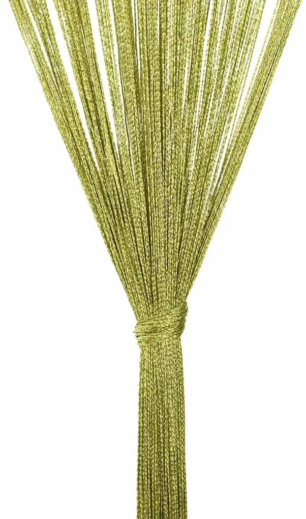 vidaXL Κουρτίνες με Κρόσσια 2 τεμ. Πράσινες 100 x 250 εκ.