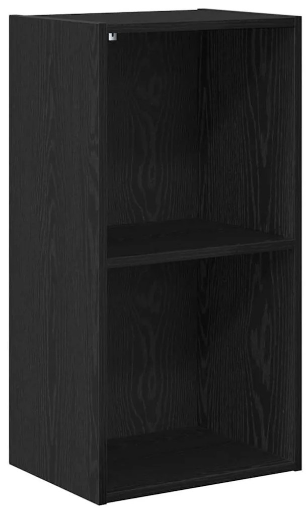 vidaXL Βιβλιοθήκη Μαύρη δρυς 40 x 30 x 77 εκ. Επεξεργασμένο ξύλο