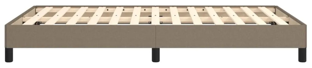 Πλαίσιο Κρεβατιού χωρίς στρώμα Taupe 120x190 εκ. Υφασμάτινο 3269609