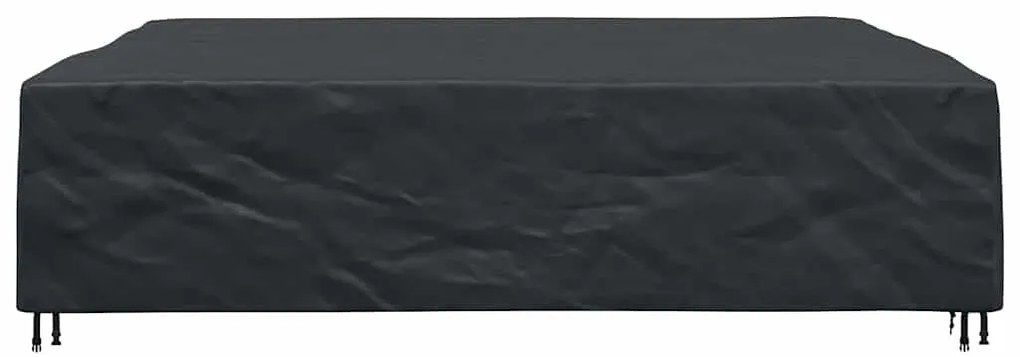 vidaXL Κάλυμμα επίπλων Μονόχρωμο Μαύρο 300 x 300 x 70 cm 600D