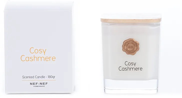 Αρωματικο Κερι Cosy Cashmere 180Gr Nef-Nef Homeware