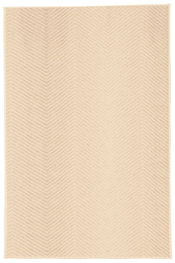 Πατάκι Μπάνιου Zigzag 9178 226 Sandbeige Kleine Wolke 60 x 90 Πολυέστερ