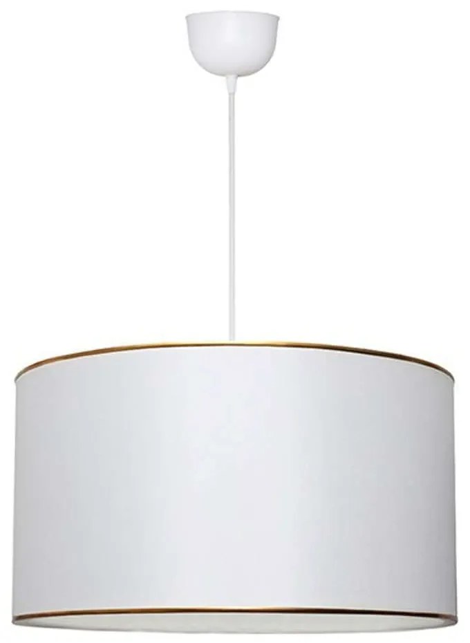 Φωτιστικό Οροφής PWL-1091 Φ38x70cm 1xΕ27 White-Gold