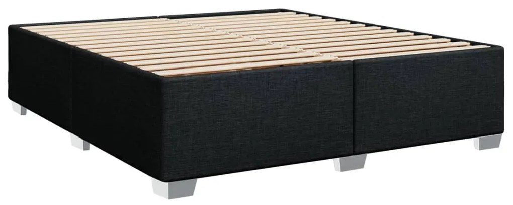 ΚΡΕΒΑΤΙ BOXSPRING ΜΕ ΣΤΡΩΜΑ ΜΑΥΡΟ 200X200 ΕΚ. ΥΦΑΣΜΑΤΙΝΟ 3288304