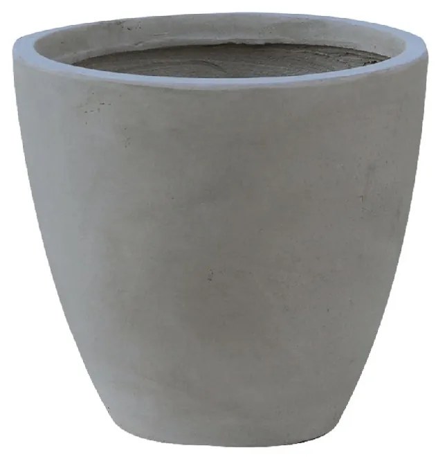 FLOWER POT-3 CEMENT GREY Φ44X37CM