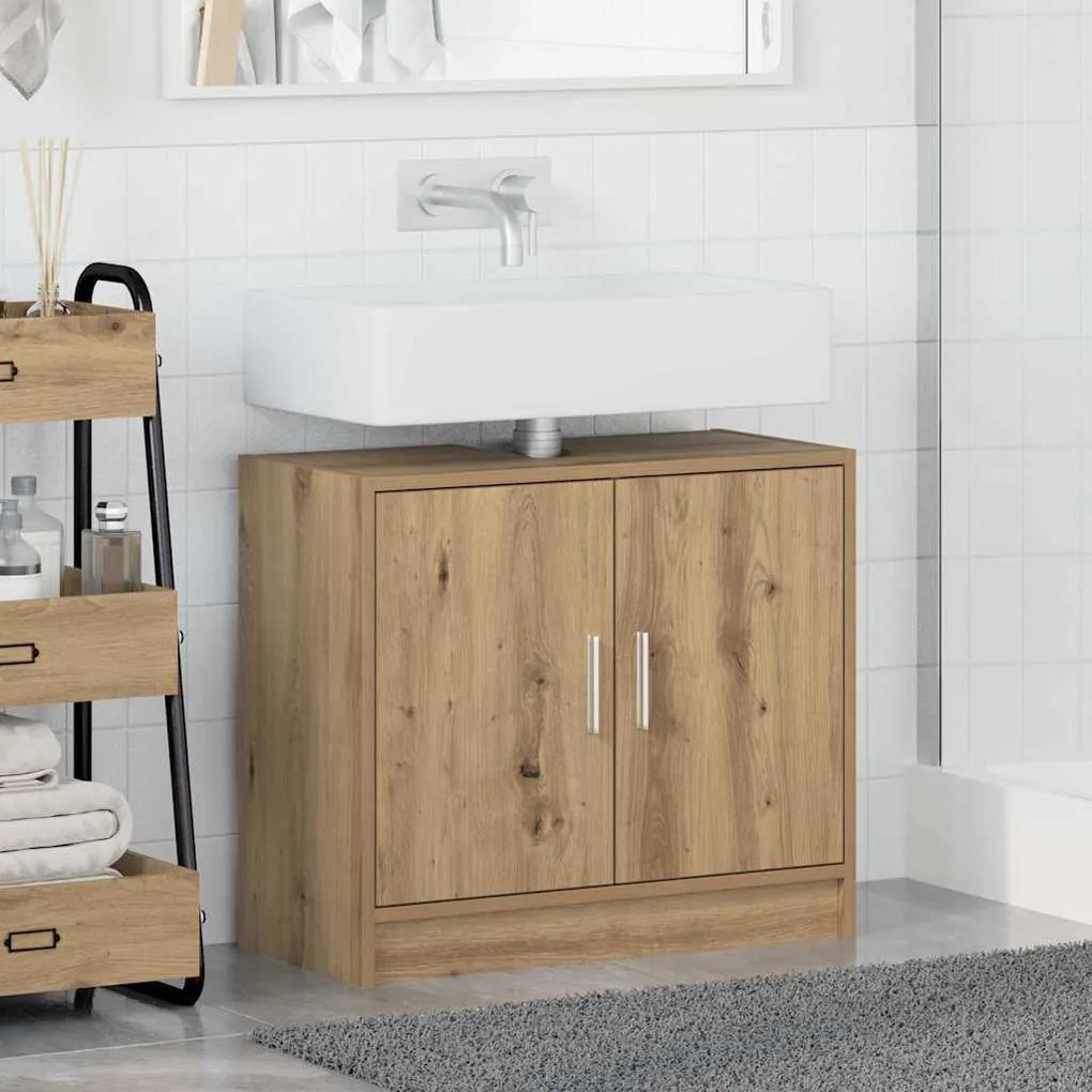 vidaXL Ντουλάπα Νιπτήρα Artisan Oak 63 x 29 x 55 cm Επεξεργασμένο ξύλο