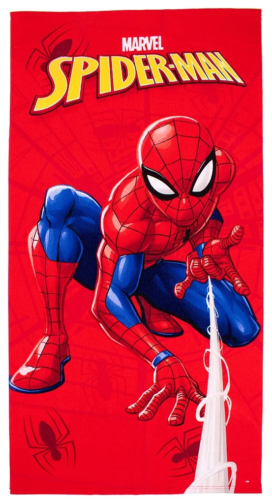 Παιδική Πετσέτα Θαλάσσης Microfiber (70x140) Dimcol Spider-Man 42 Red