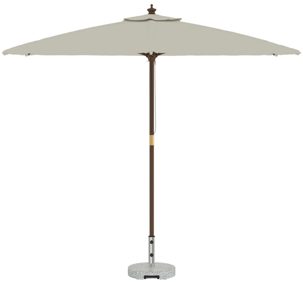 vidaXL Βάση ομπρέλας Γκρι 45 x 45 x 37.5 εκ. Γρανίτης