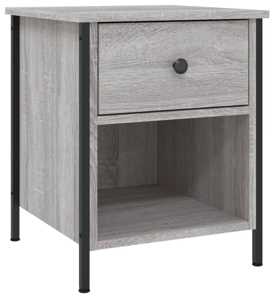 vidaXL Κομοδίνο Γκρι Sonoma 40 x 42 x 50 εκ. από Επεξεργασμένο Ξύλο