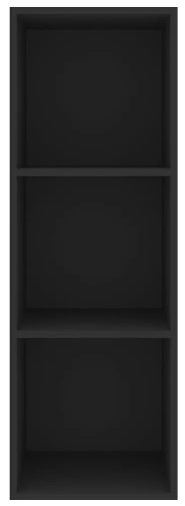 Έπιπλο Τηλεόρασης Κρεμαστό Μαύρο 37x37x107 εκ. από Μοριοσανίδα - Μαύρο
