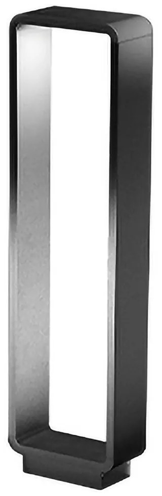 Φωτιστικό Δαπέδου Stola LD0172G3 22x10x80cm 11W Led 3000K 1077Lm Dark Grey Zafferano